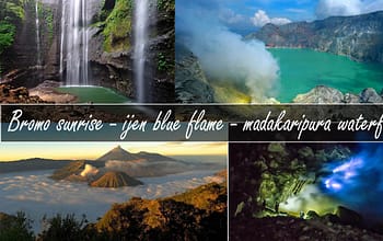 mt bromo ijen madakaripura waterfall