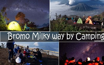 mt bromo milkyway by camping