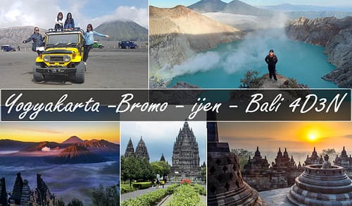yogyakarta bromo ijen bali 4 days 3 nights tour package